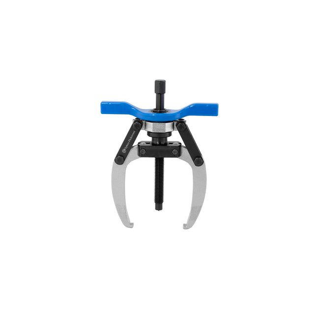 13750100 easy set self centering mechanical puller, with blue handle to aid opening and closing of legs