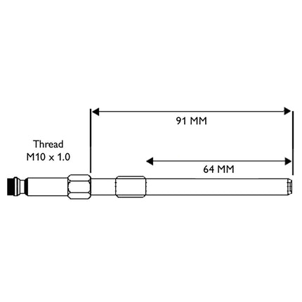 31424970 Glowplug Adaptor - M10 x 1.0 JLR, Ford, Mercedes-Benz & Peugeot