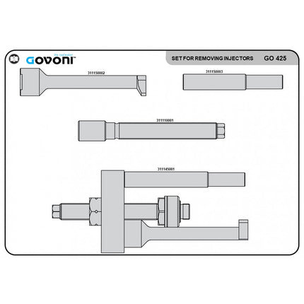 GO425 - Injector Extractor Kit - Mercedes