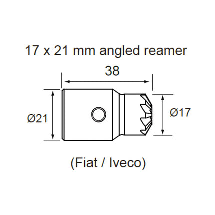 01750470 - Injector Seat Cleaner Cutter No.4