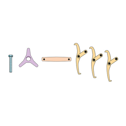 08270500 Twin/Triple Reversible Leg Mechanical Puller Kit