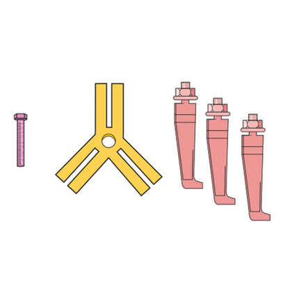 08640000 - Mechanical Thin Jaw 3 Leg Puller 0-150mm