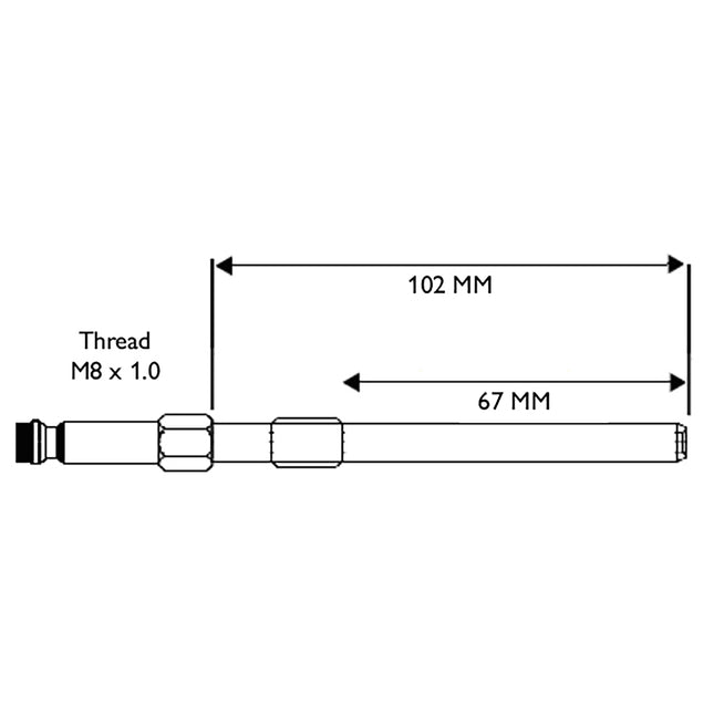 31421870 - Glowplug Adaptor - M8 x 1.0 Chevrolet, Fiat & Peugeot