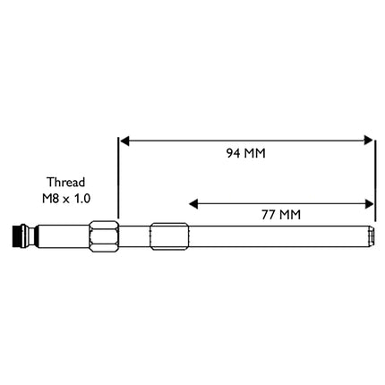 31422370 - Glowplug Adaptor - M8 x 1.0 Mercedes-Benz & Chrysler