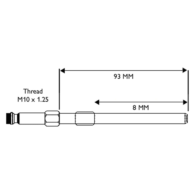 31422870 - Glowplug Adaptor - M10 x 1.25 Mazda