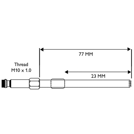 31427470V2 - Glowplug Adaptor - M10 x 1.0 PSA, GM, VAG, Asian Imports, BMW, Dacia, Honda, Land Rover, Mercedes-Benz, MINI, Nissan, Renault, Rover & Volvo