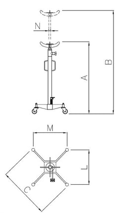 38400000 - Transmission Jack 300 Kg