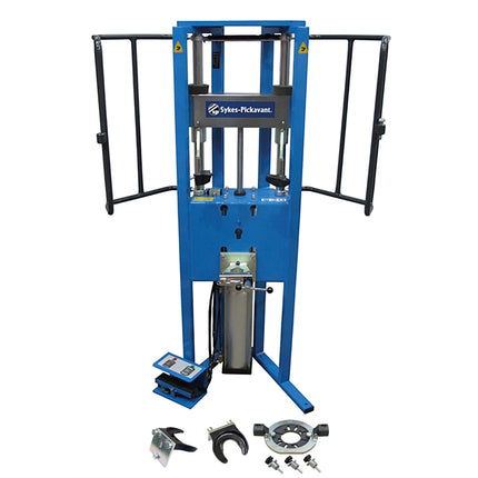 Pneumatic Coil Spring Compressor with gates open