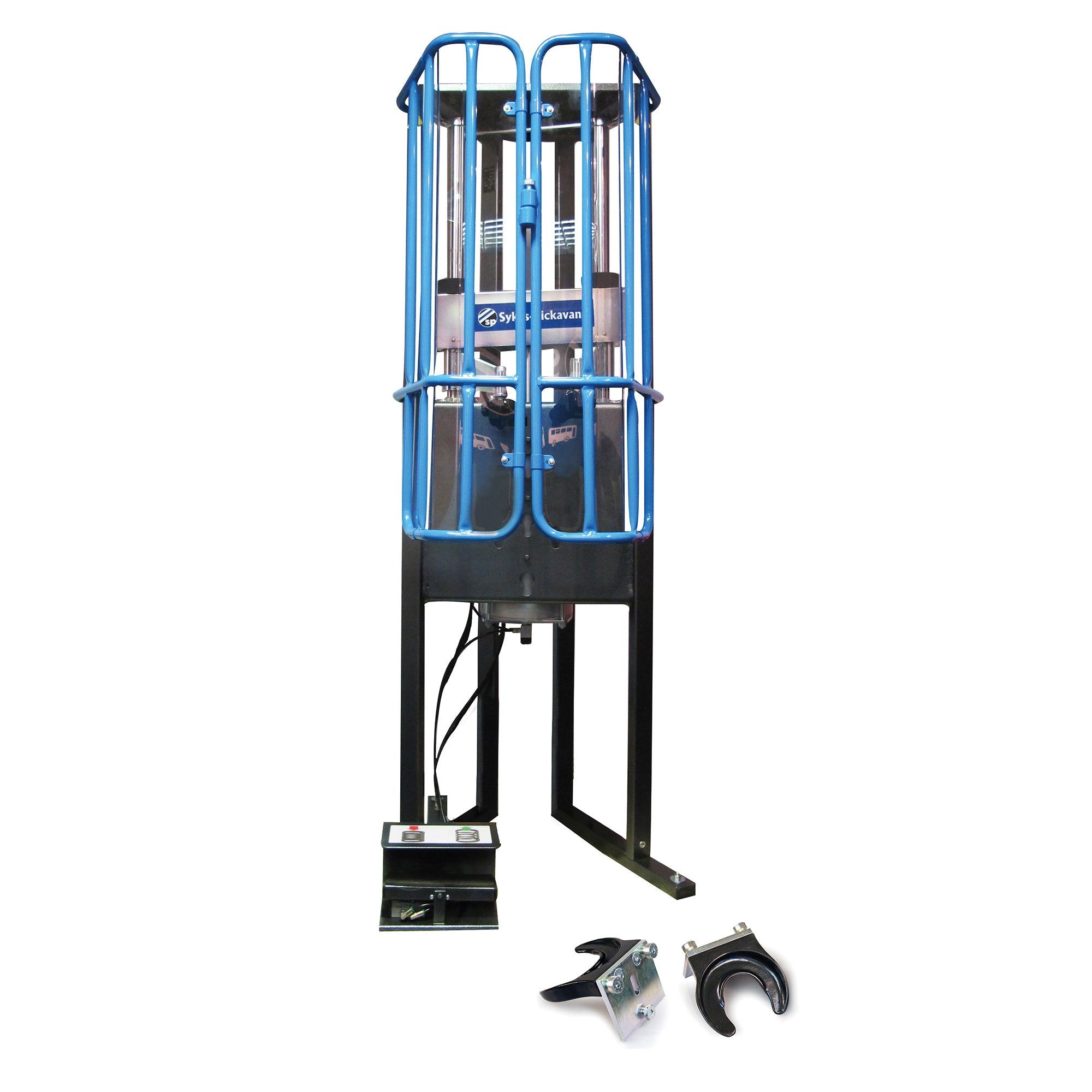 387800SP - Super Heavy Duty Pneumatic Coil Spring Compressor Workstati ...