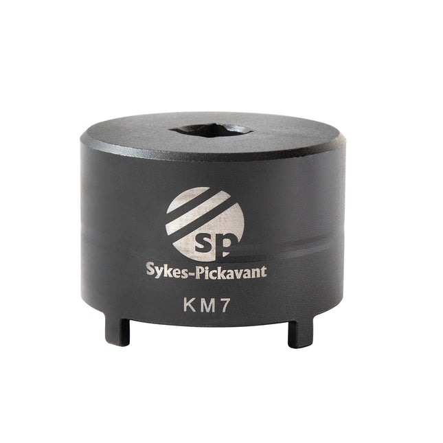 A black KM7 socket tool with the Sykes Pickavant logo and model number KM7 printed on the side.