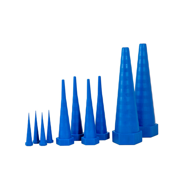 3 sizes of 70310000 flowstop shown