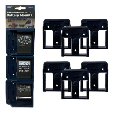 BM-BO18-BLU-6 - Battery Mounts - Bosch 18v