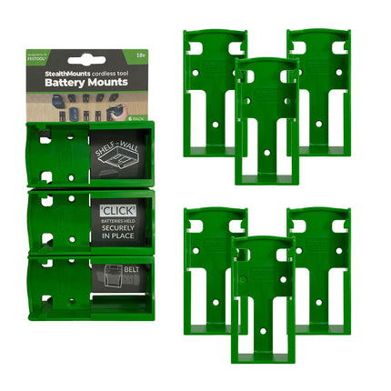 BM-FT18-GRN-6 - Battery Mounts - Festool 18v