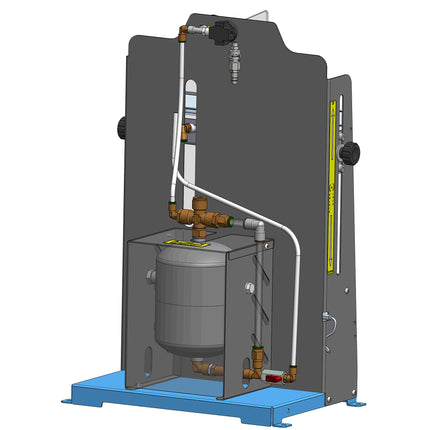 Petrol Injector Test Bench Back of bench drawing