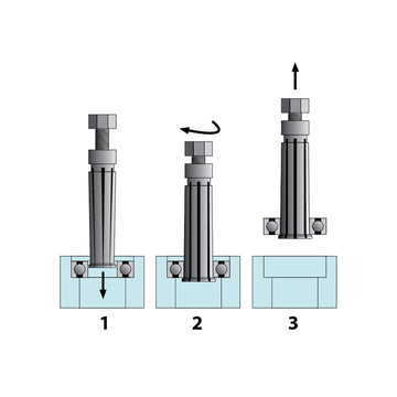 split collet instruction drawing