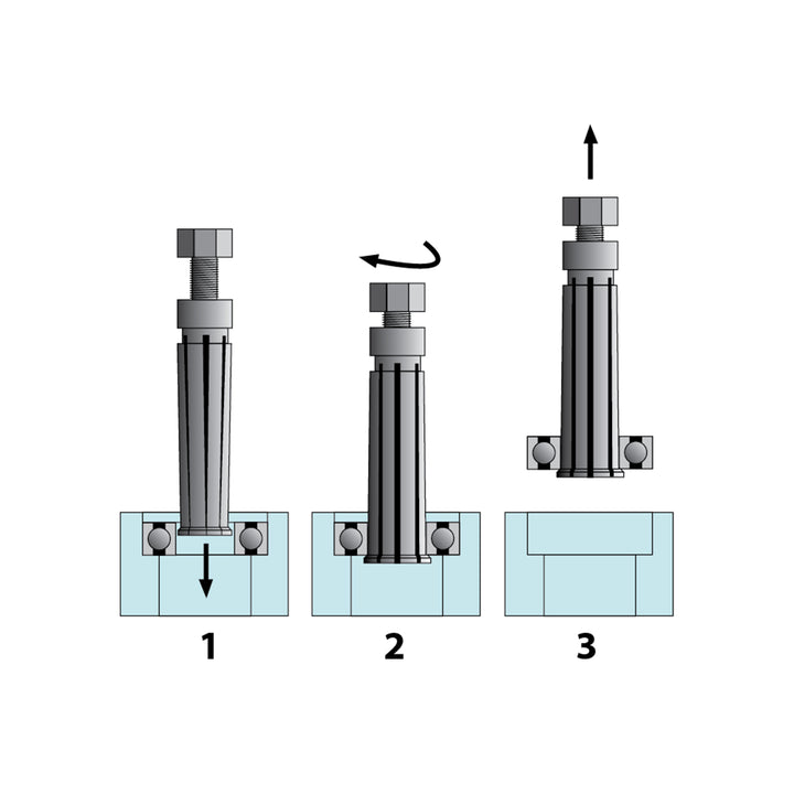 split collet instruction drawing
