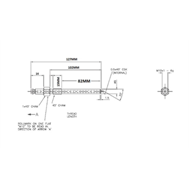 31422270 - Glow Plug Adaptor - M10 x 1